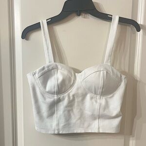 White Rayon Blend Top